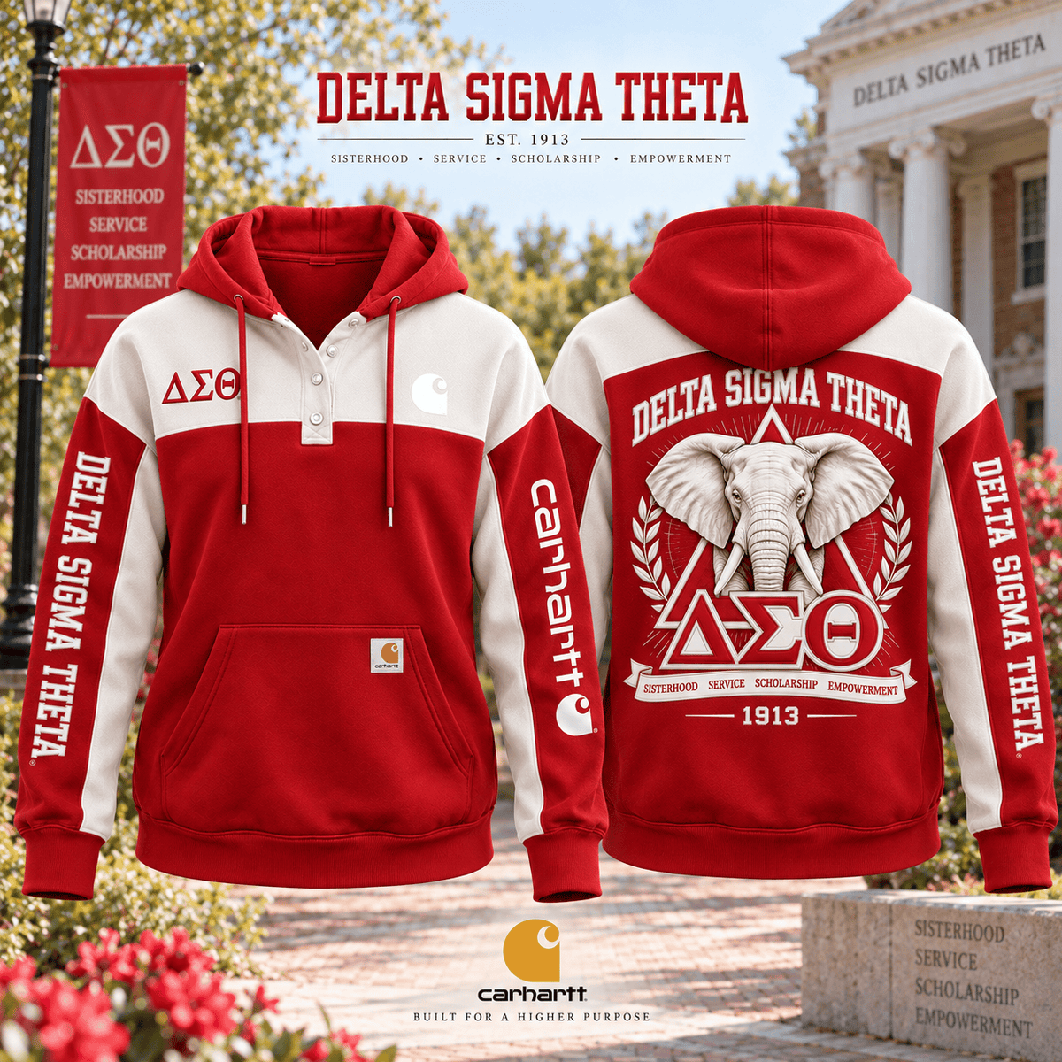 PREMIUM DST HOODIE COLOR BLOCK TTNL