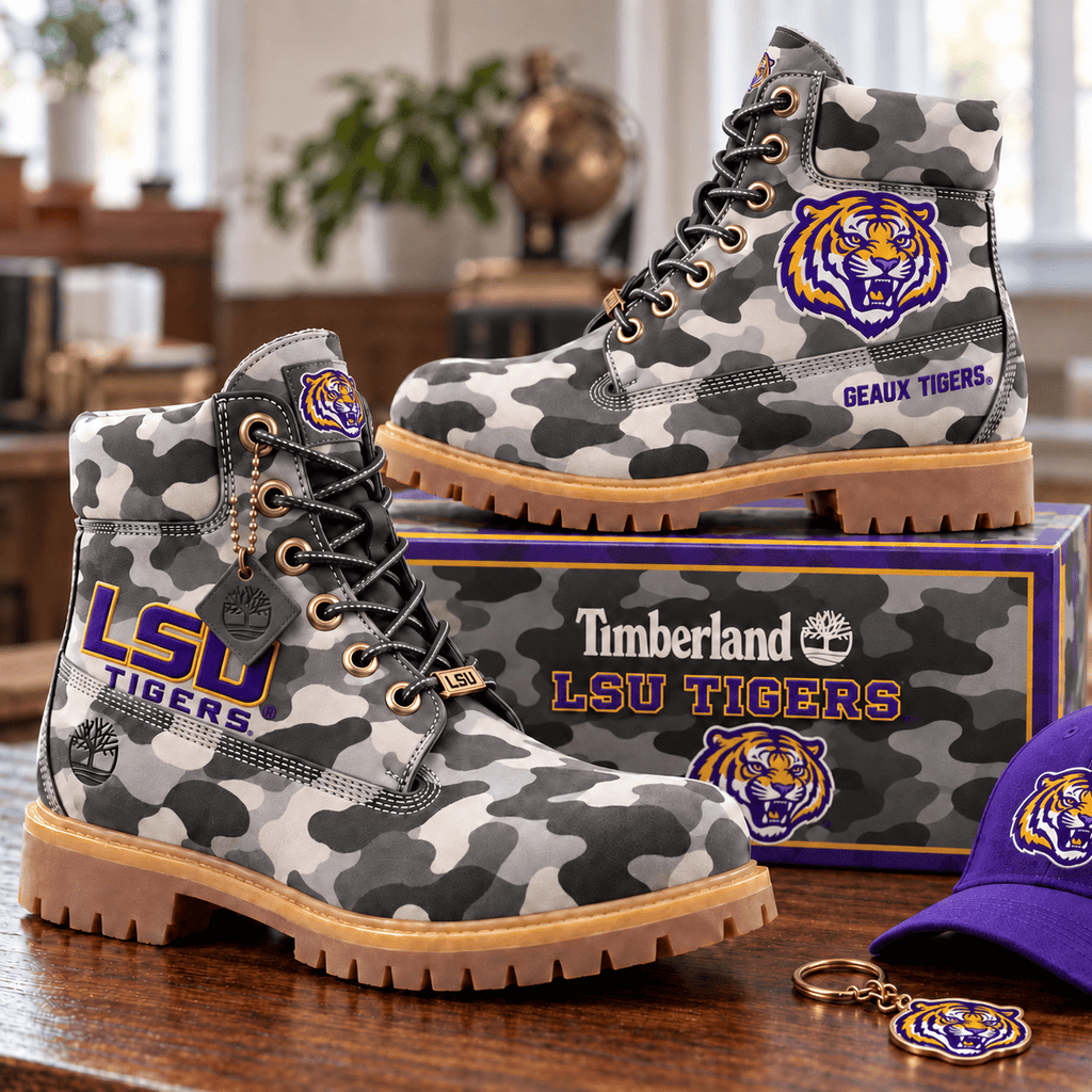 PREMIUM LSU HERITAGE CAMO BOOTS PTKL